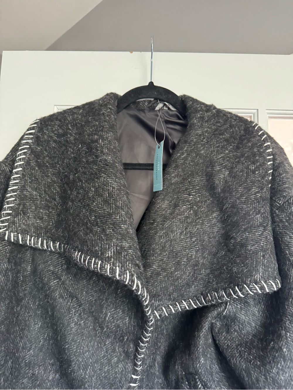 NWT Anthropologie Wool Blend Collared Jacket - Picture 5 of 9
